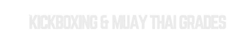 kickboxing & muay thai grades